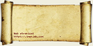 Vanja Dedijer vizit kartica